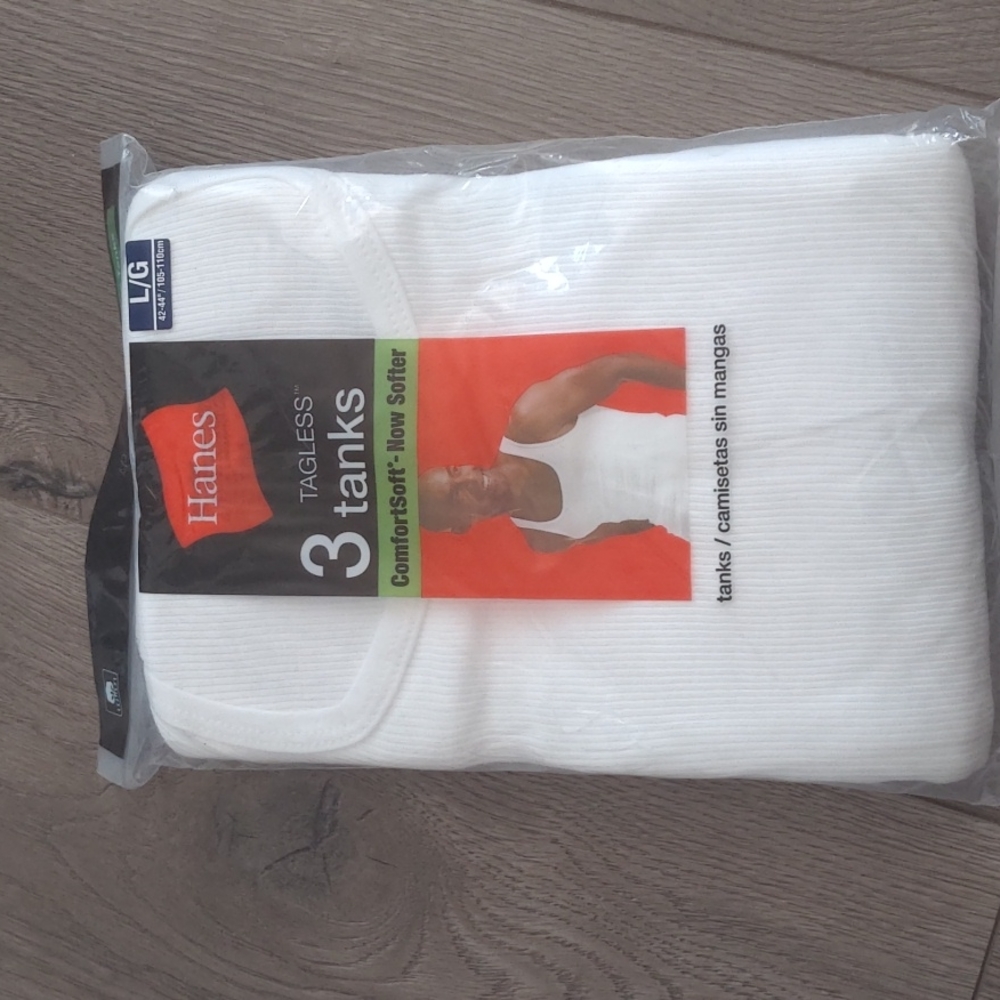 Hanes Tank Top Men 6 tanks